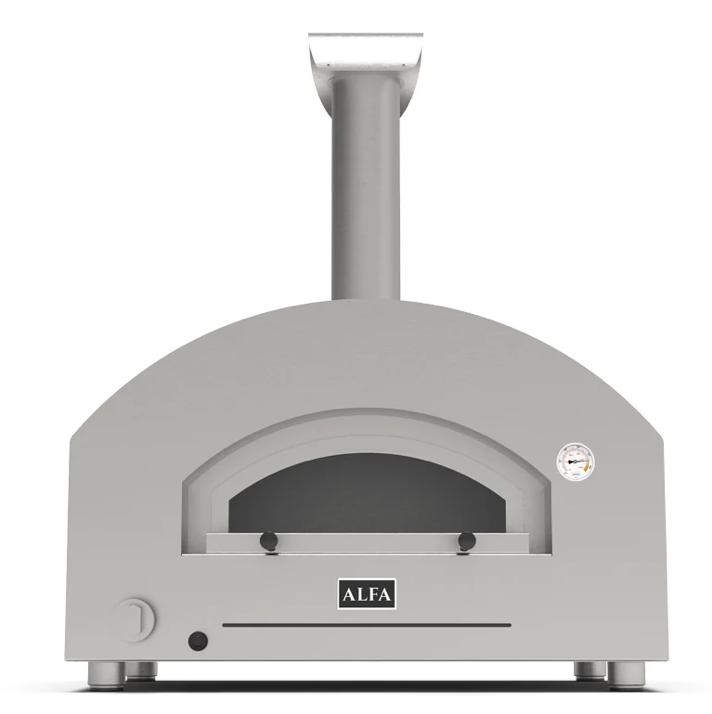 Alfa 2 PIZZE Oven MEDIUM Gas/Wood Hybrid Pizza Oven (39.4 inch) - FXFT-2P-GNEGO-U