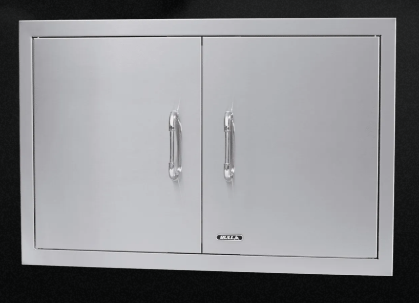 Bull 30 inch Stainless Steel Double Door with Reveal 33580