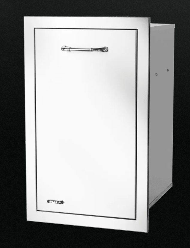 Bull 18 inch Double Pull Out Trash/ Recycle Drawer (8 Gallon) with Reveal 56950