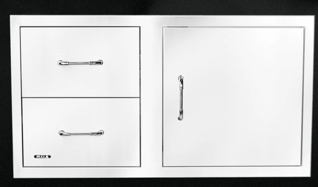 Bull 38 inch Single Storage Door with 2 Drawer Combo with Reveal 55890