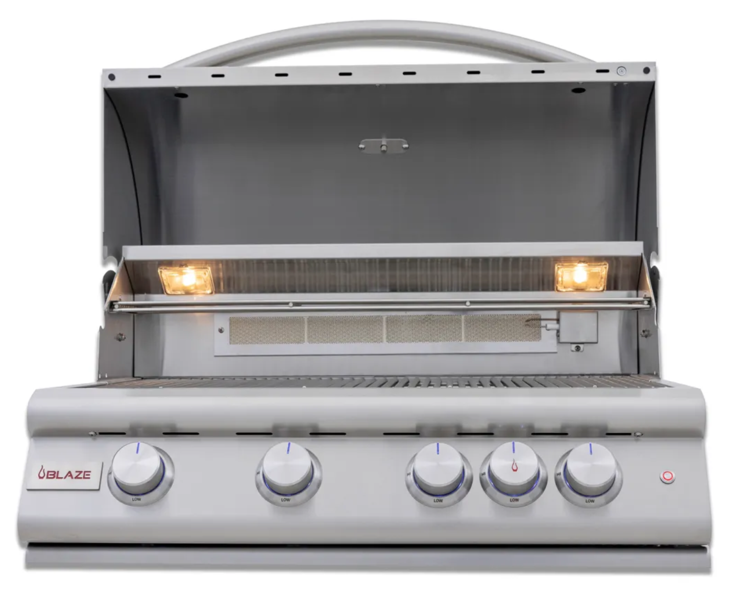 Blaze LTE+ 32-Inch 4-Burner Built-In Natural Gas Grill w/ Lift-Assist Hood & Rear Infrared Burner (4LTE3)