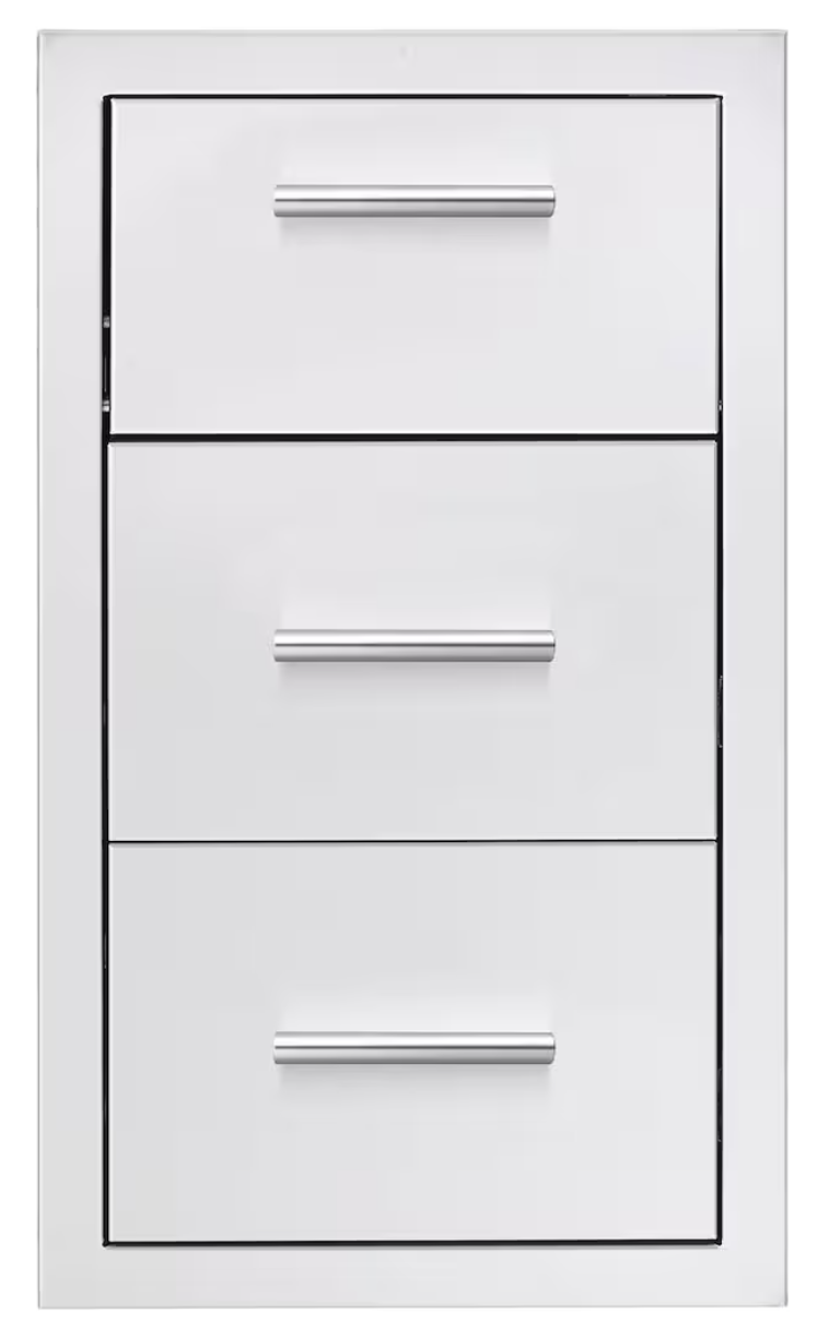 Summerset 17 Inch Vertical 2-Drawer & Paper Towel Holder Combo - TDC-17