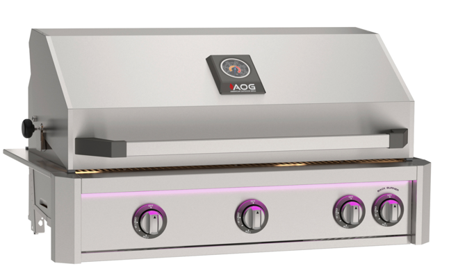 American Outdoor Grill 36-in L-Series Built-In Propane Grill with Lights and Rotisserie - AOG36LP