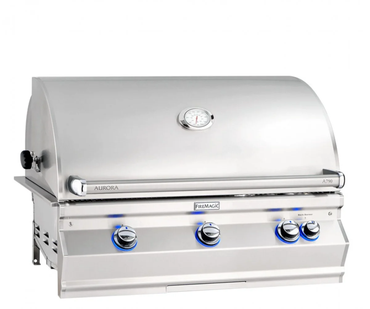 Fire Magic Aurora A790i Built-In Grill with Infrared Backburner Liquid Propane A790I-7LAP