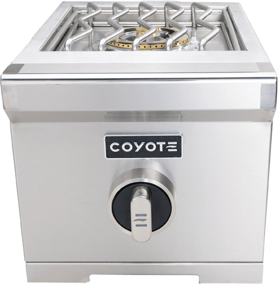 Coyote 12" Built-In Single Side Burner LP C3SBLP
