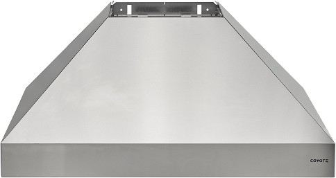 Coyote 42" Chimney Hood with LED Lights C1HOOD42
