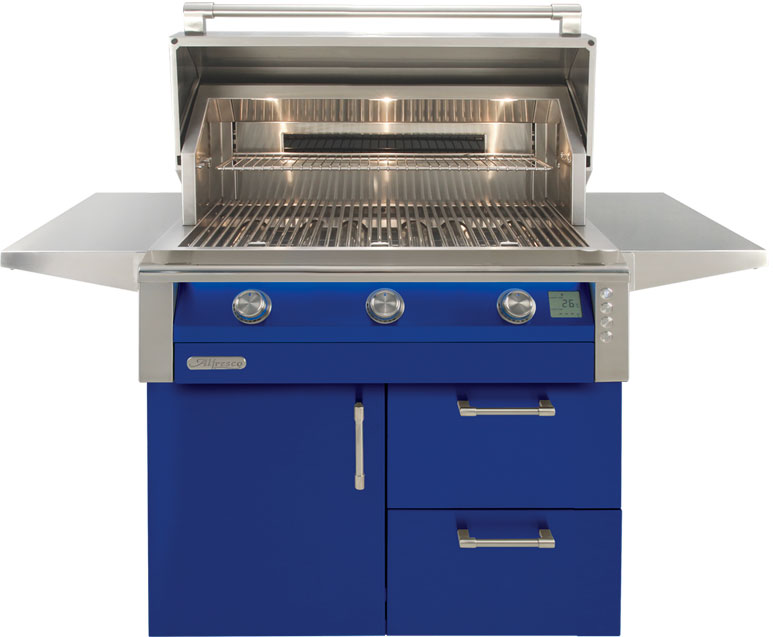 Alfresco 36" Intelligent Professional Grill on Cart Natural Gas AIPG-36C-NG
