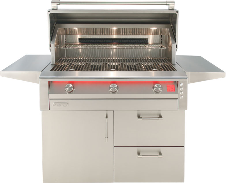 Alfresco 42" Intelligent Professional Grill on Cart Liquid Propane AIPG-42C-LP