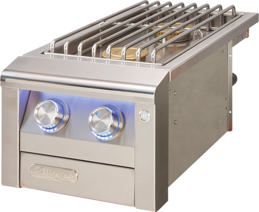 Alfresco AIPG Dual Side Burner Built-In Liquid Propane AIPGSB-2-LP