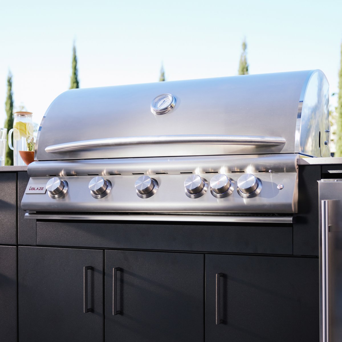 Blaze LTE+ 40-Inch 5-Burner Built-In Gas Grill with LED Lights – Liquid Propane | BLZ-5LTE3-LP