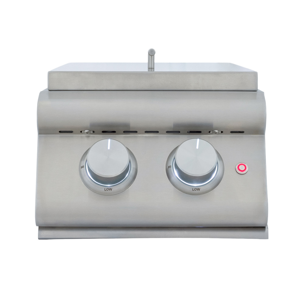 Blaze LTE+ Built-In Double Side Burner for Outdoor Kitchen – NG (BLZ-SB2-LTEPLUS-NG)