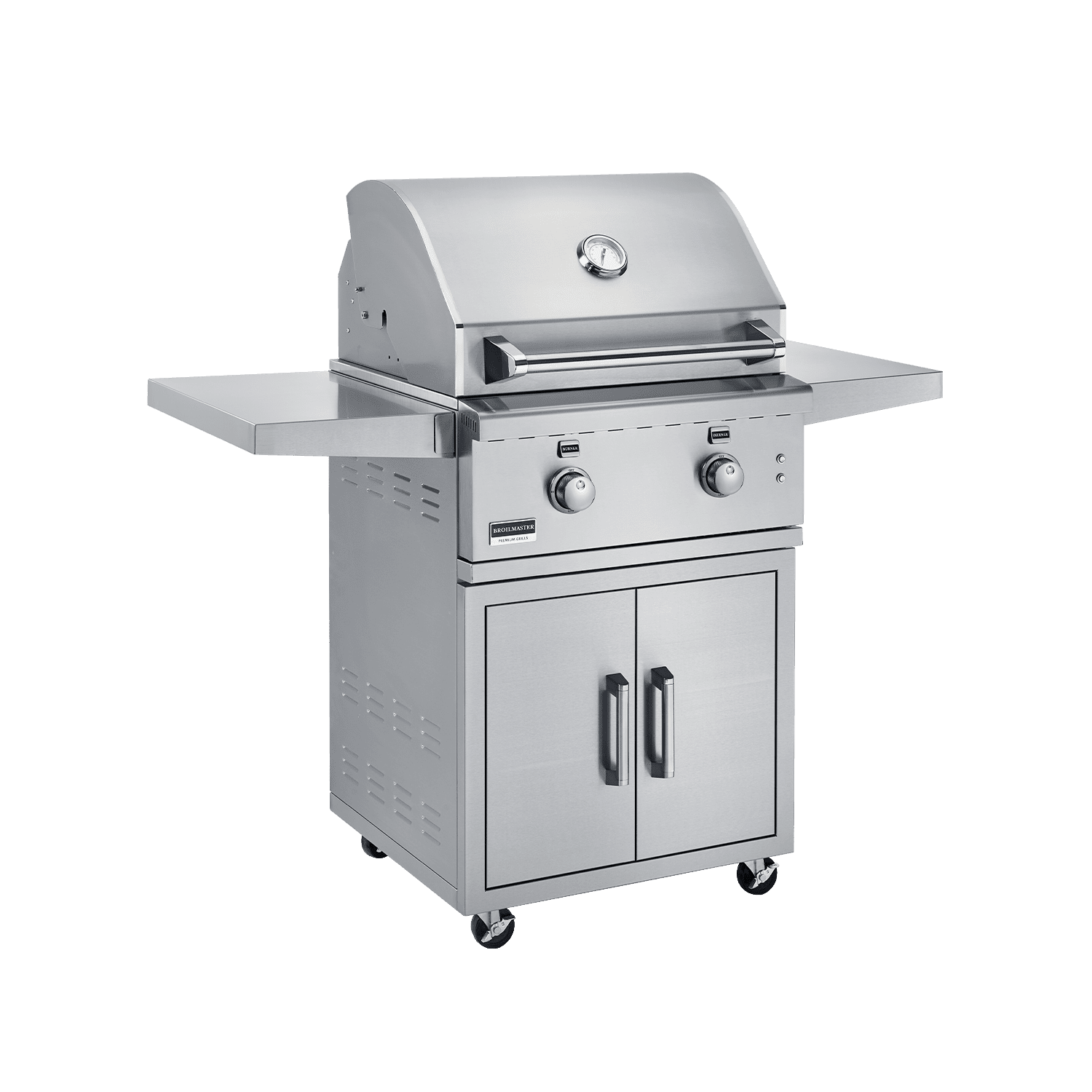 Broilmaster G Series On Cart Elite Edition 26-in. 2-Burner Stainless Steel Gas Grill BSG262N + BSACT26