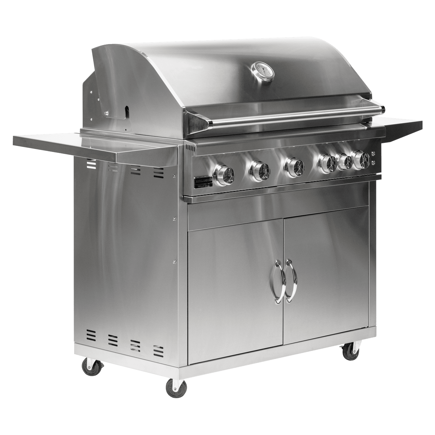 Broilmaster B Series Loaded Edition 40-in. 5-Burner Grill on Cart Stainless Steel Gas Grill BSB405
