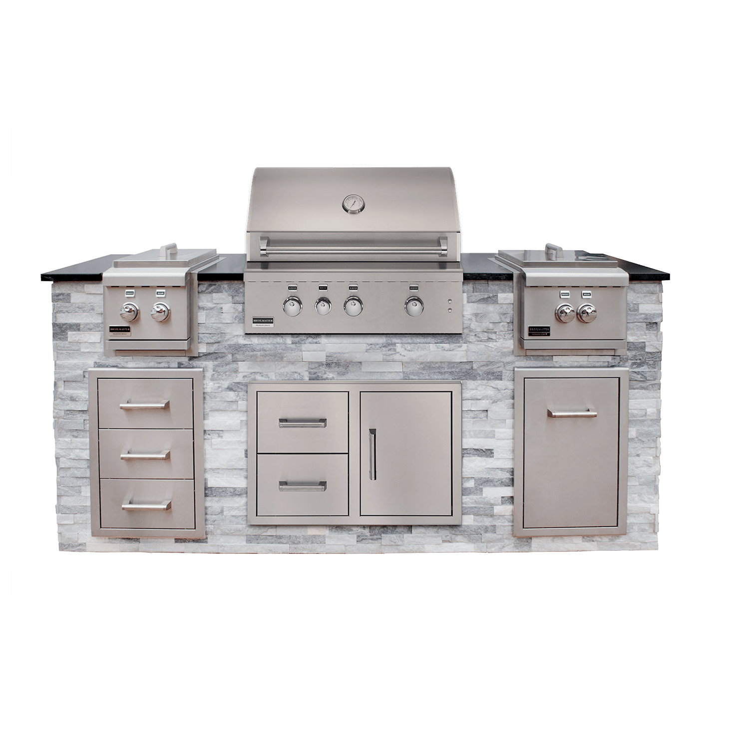Broilmaster G Series Elite Edition 34-in. 3-Burner Built-In Stainless Steel Gas Grill BSG343N