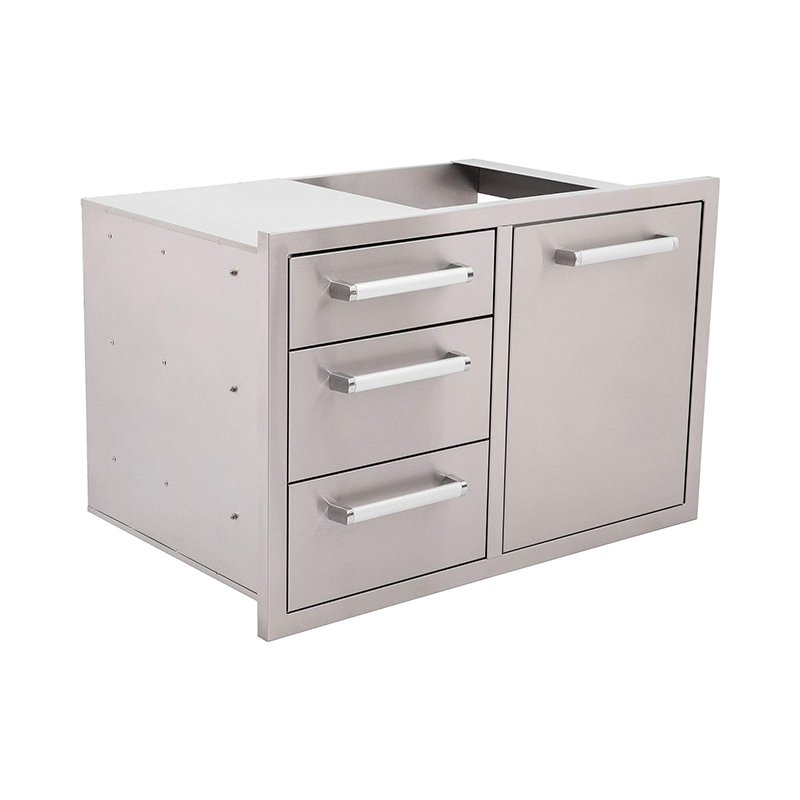 Whistler Triple Drawer & Trash Can Combo (CBATDT)