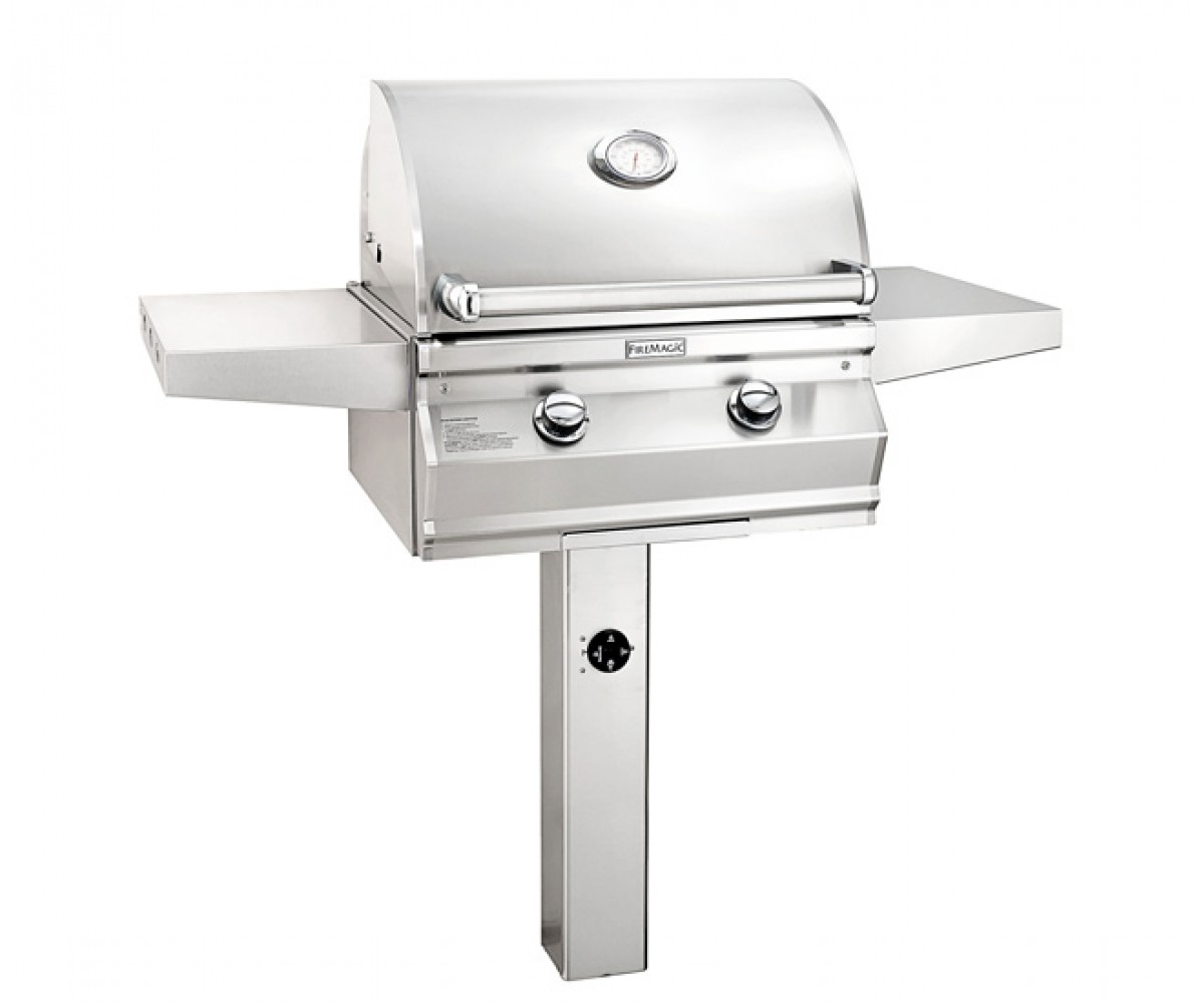 Fire Magic Choice Multi-User CM430s In-Ground Post Mount Grill CM430s-RT1N-G6