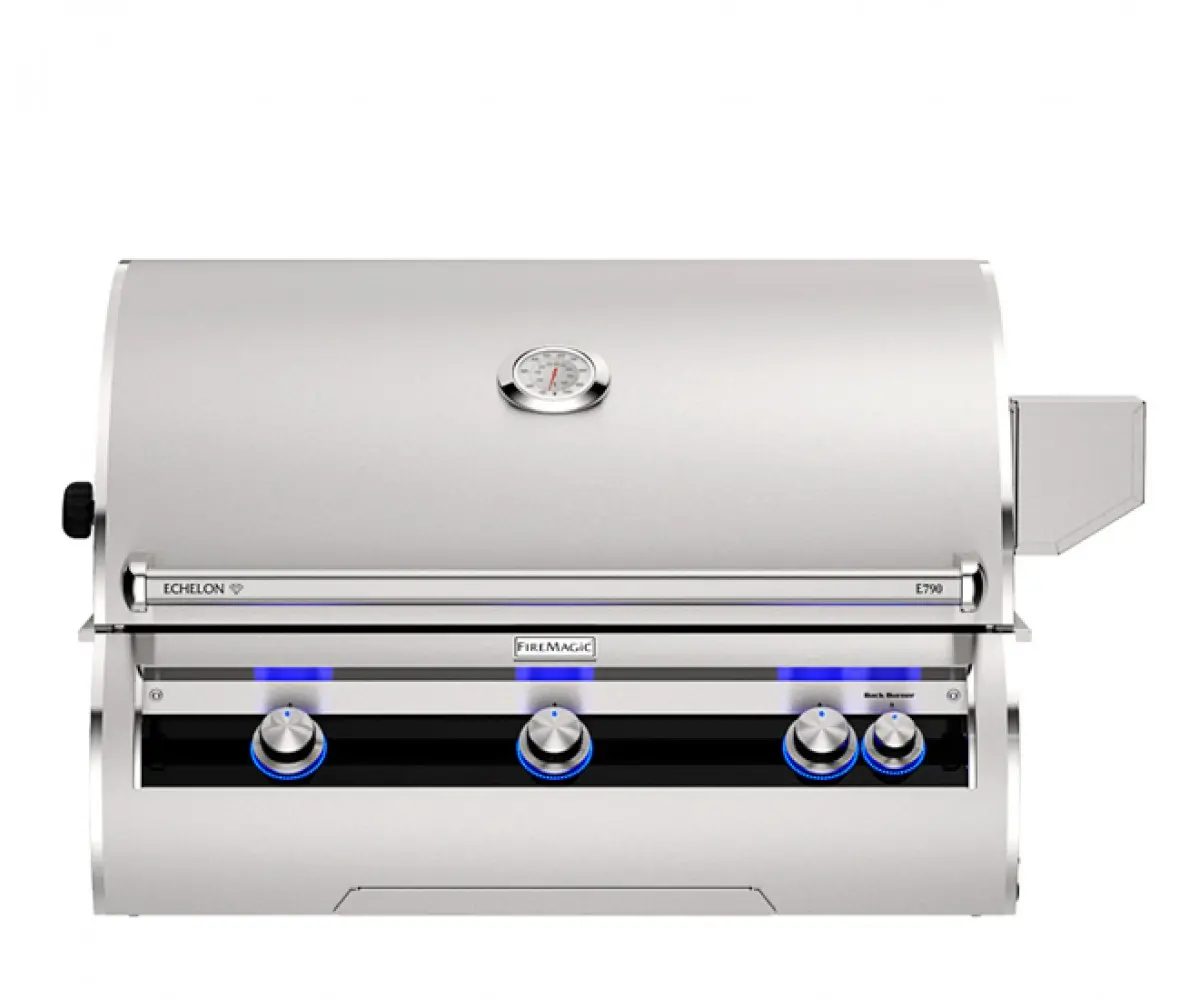 Fire Magic Echelon E790i Built-In Grill Analog Thermometer Liquid Propane E790I-9LAP