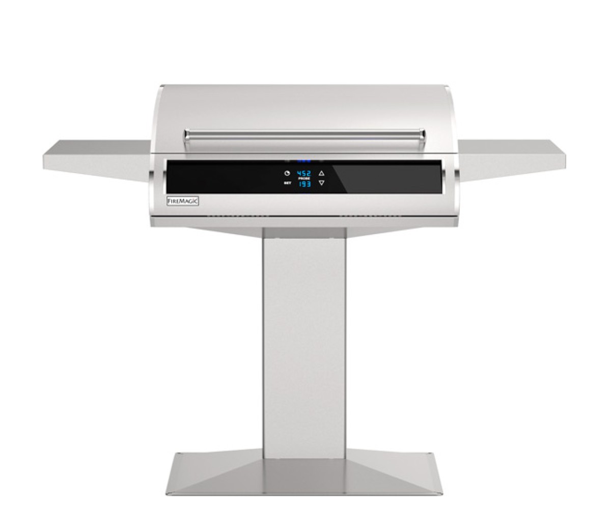 Fire Magic EL500 Electric Grill Single Thermometer in-ground post EL500S-3Z1E-AG