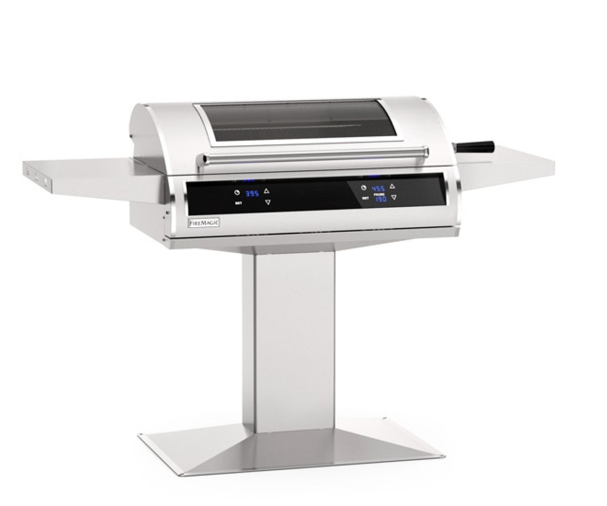 Fire Magic EL500 Electric Grill Dual Thermometer Magic View Window patio post EL500S-4Z1E-W-P6