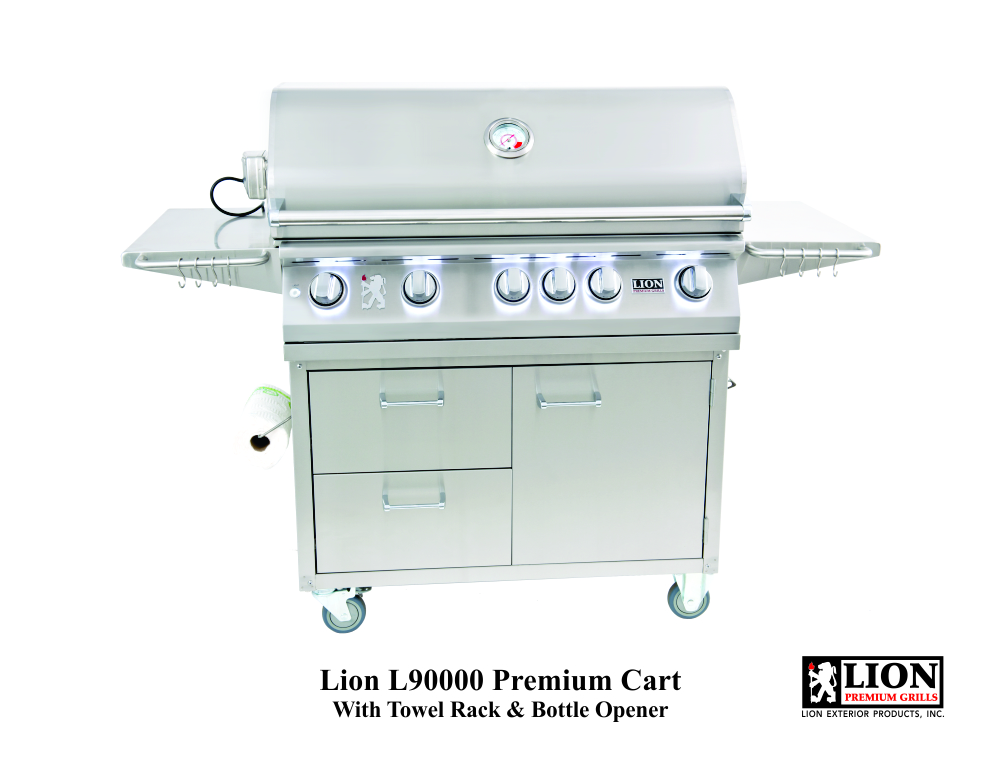 Lion L90000 40" Grill on Cart — Natural Gas (Part #L963872)