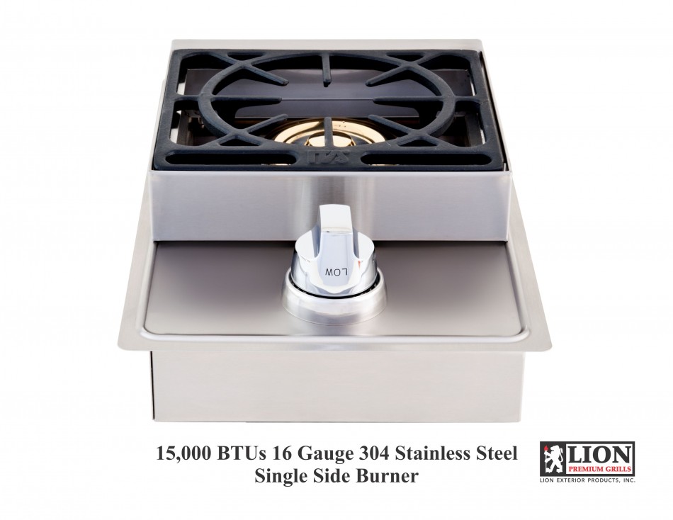 Lion Premium Grills Single Side Burner in liquid propane L6247
