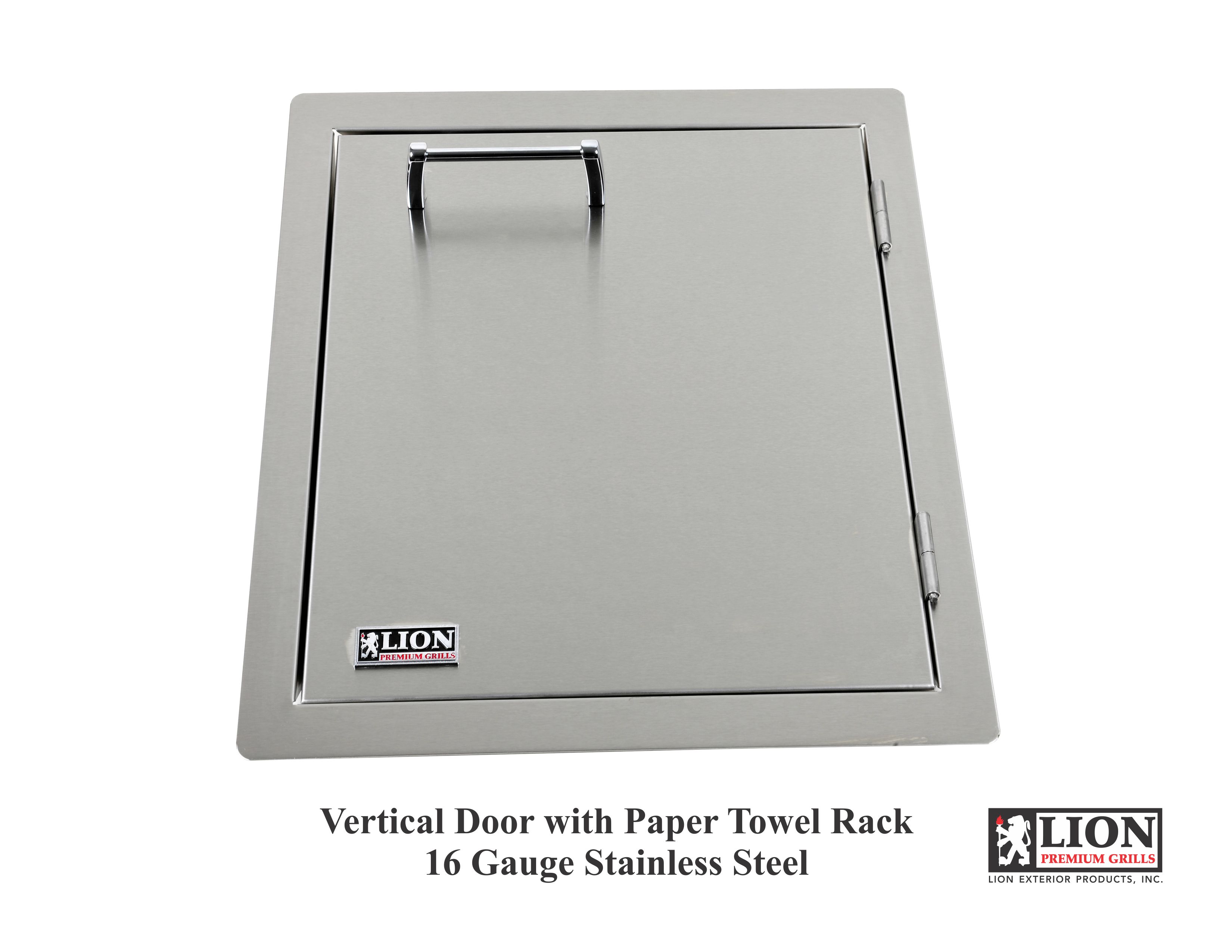 Lion Vertical Door with Towel Rack 17-7/8" x 22" (L62945)