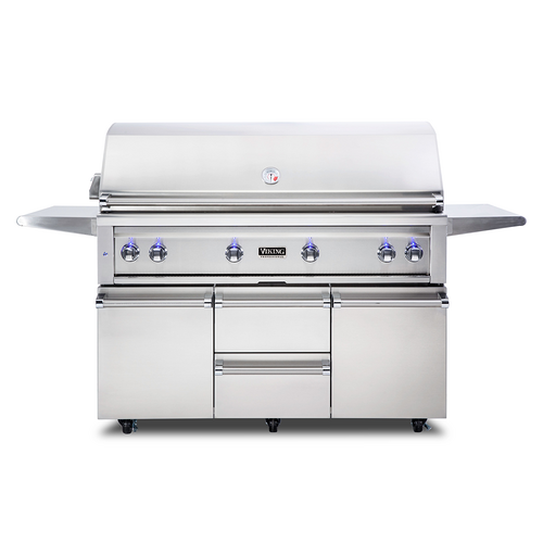 Viking 5 Series 54" Freestanding Gas Grill with Cart (NG)