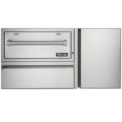 Viking 5 Series 42" Outdoor Convenience Center with 30" Warming Drawer