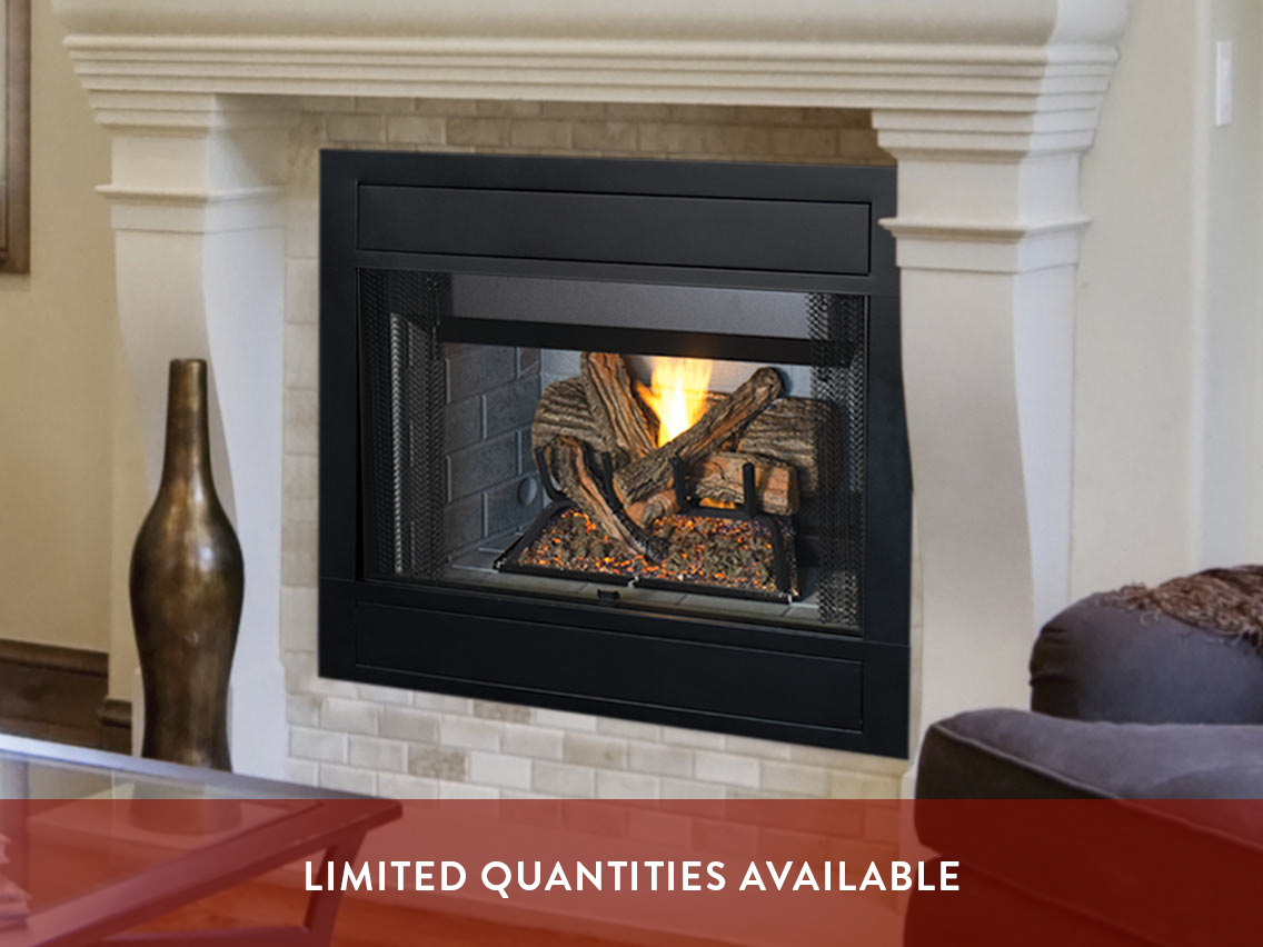 Superior BRT4000 36" B-Vent Traditional Gas Fireplace | BRT4036