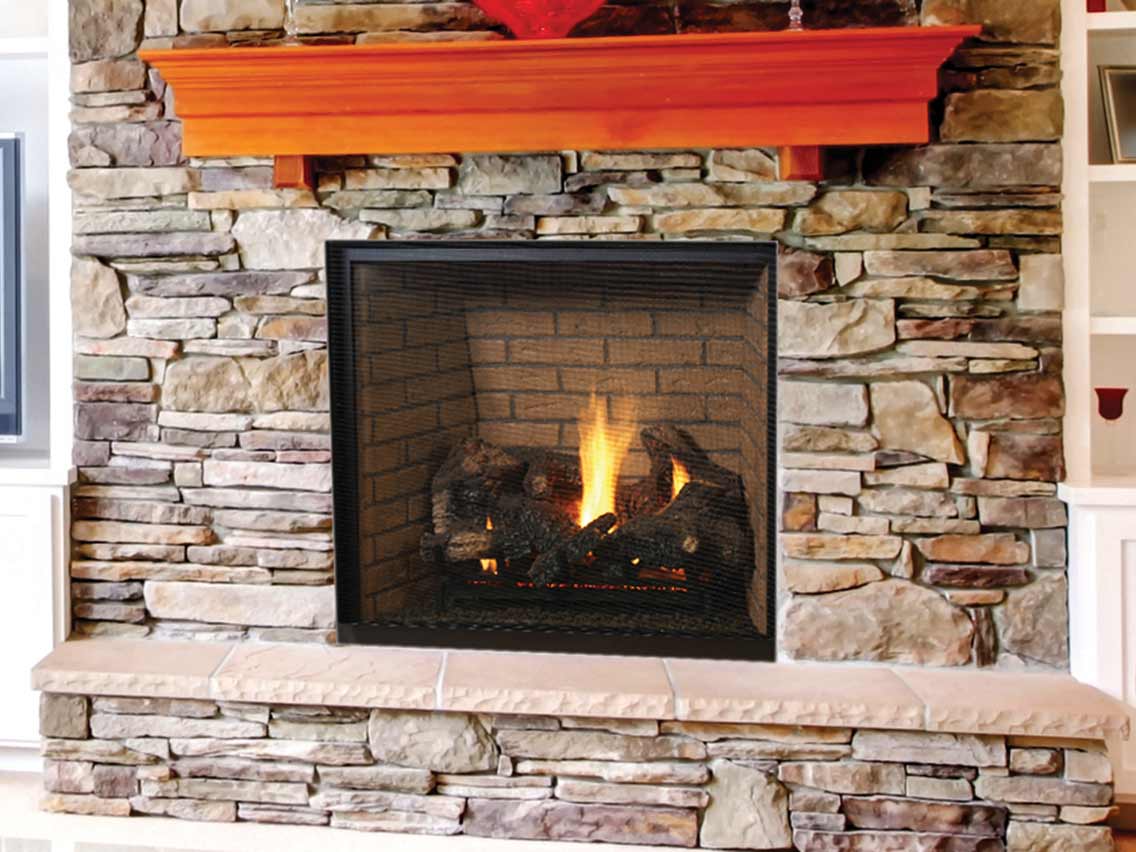 Superior DRT6300 45" Flush-Hearth Traditional Direct-Vent Gas Fireplace | DRT6345