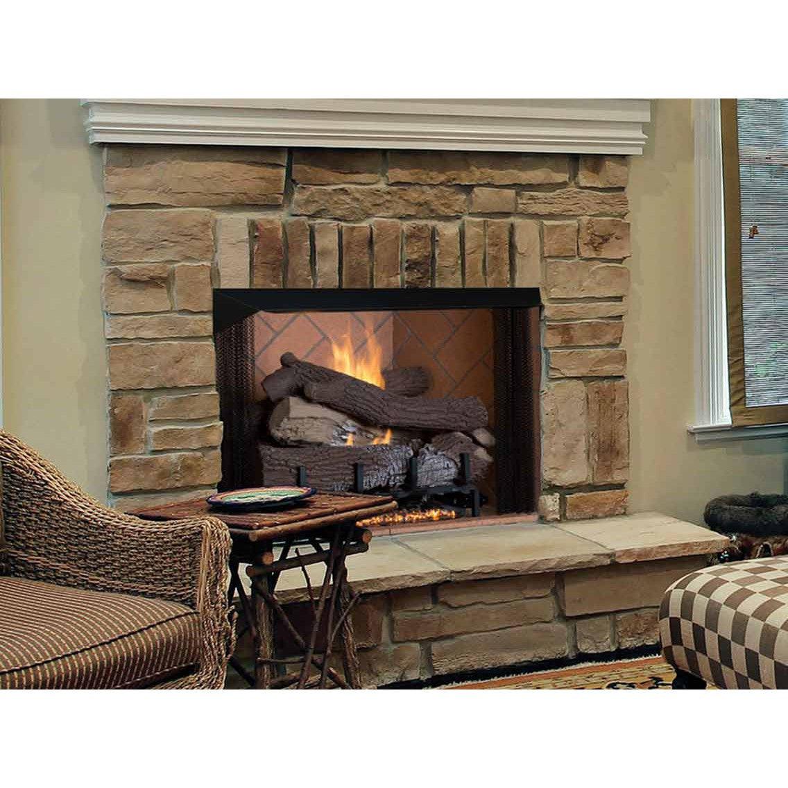Superior VRT6000 42" Mosaic Masonry Vent-Free Gas Firebox | VRT6042WS