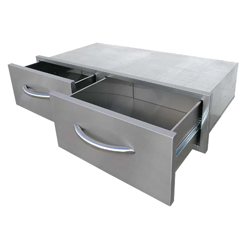 Cal Flame 2-Drawer Horizontal