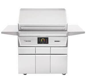 Twin Eagles Wood Fired Pellet Smoker & Grill with rotisserie and cart base (Freestanding Model)